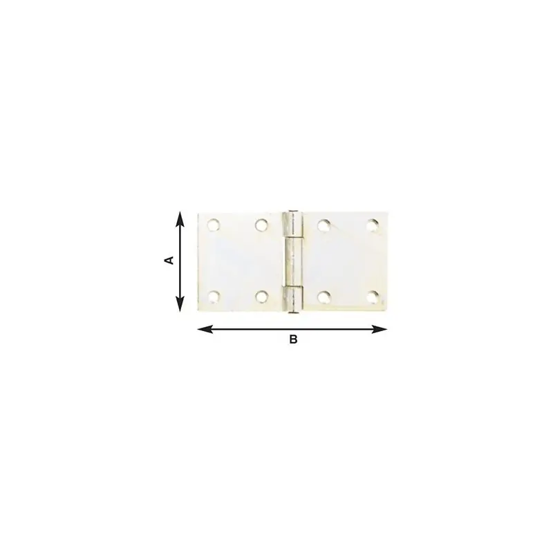 Speciale Aanbieding CERNIERE 126 MM.40-1 1/2 RETTANGOLARI PESANTI