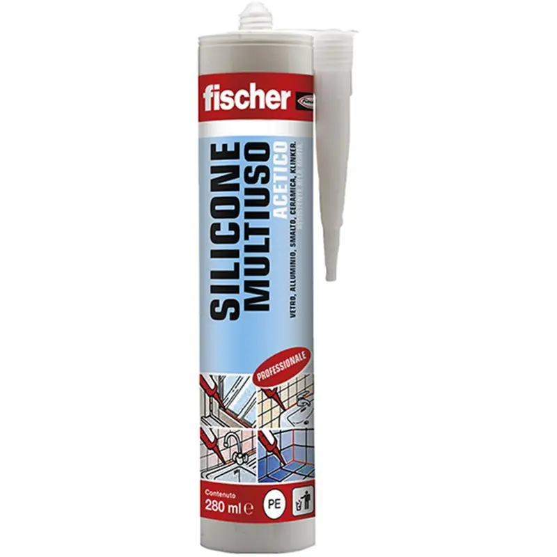 Beperkte Voorraad SILICONE FISCHER ACETICO NERO 280ML,Eur 4,40