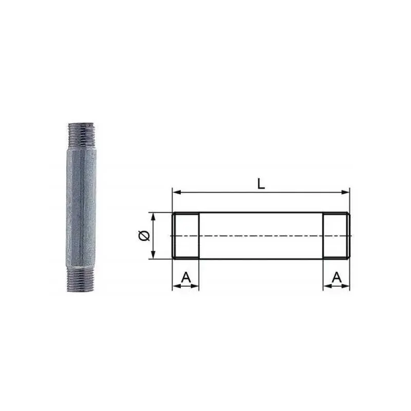 VITI PROLUNGAMENTO ZN 1/2X250 630,Eur 4,20 Betrouwbaar