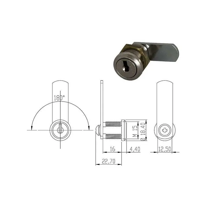 SERRATURE PER MOBILI OMR D.15 165629,Eur 6,33 Nu Kopen