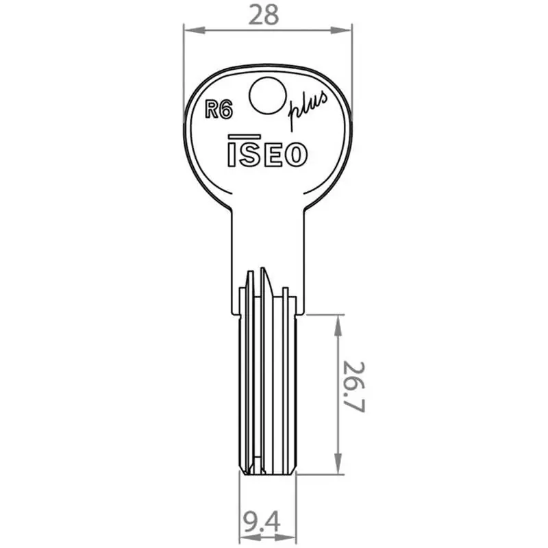 Hete Deal CHIAVI ISEO R6PLUS 20819,Eur 3,02
