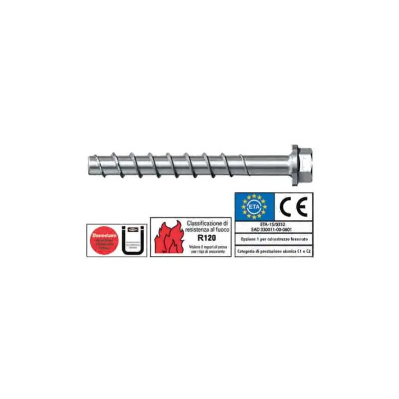 VITI CALCESTRUZZO T.E. FISCHER ULTRACUT FBS II US Speciale Aanbieding
