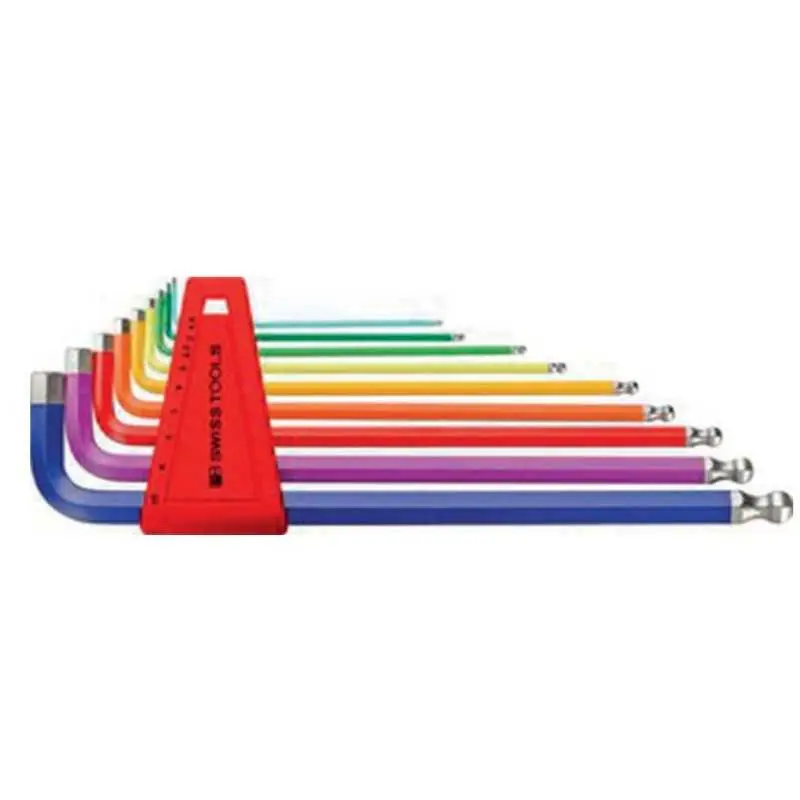Laatste Versie CHIAVI ESAGONALI PIEGATE PB SERIE LUNGA 212 COLOR
