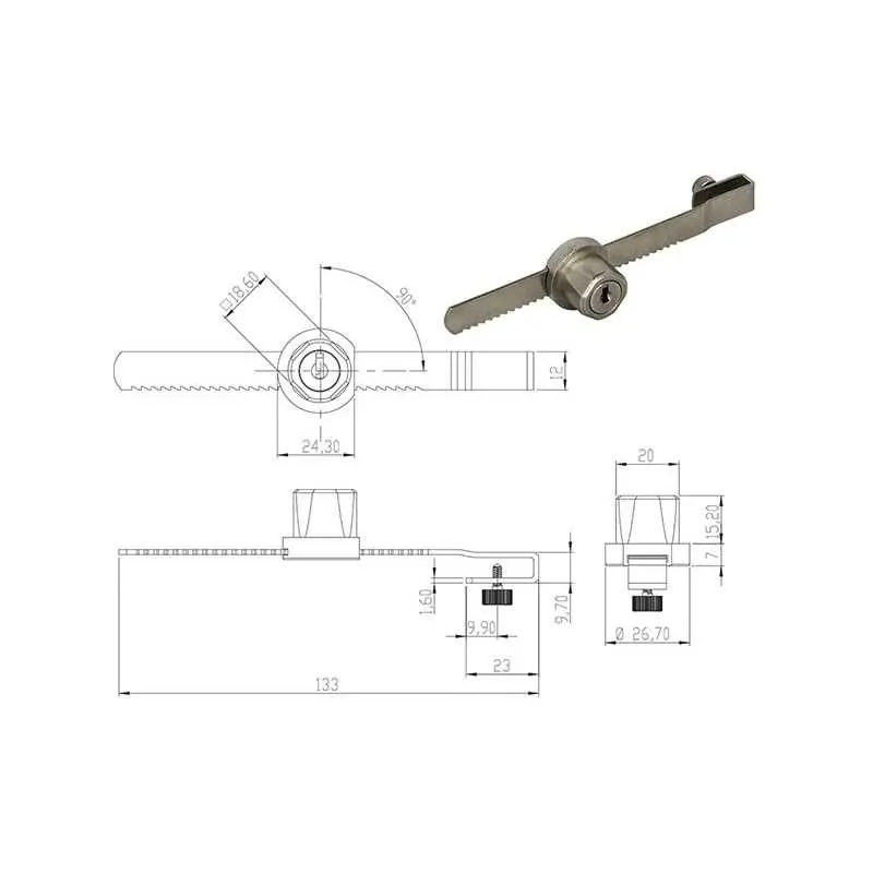 SERRATURE PER VETRINETTE OMR 220335,Eur 10,84 Snelle Levering