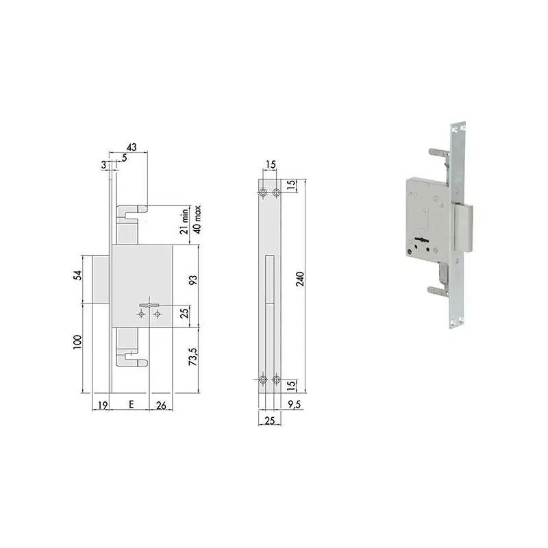 SERRATURE CISA INFILARE ART.57226,Eur 37,09 Entrata chiave 50 Voordeelprijs