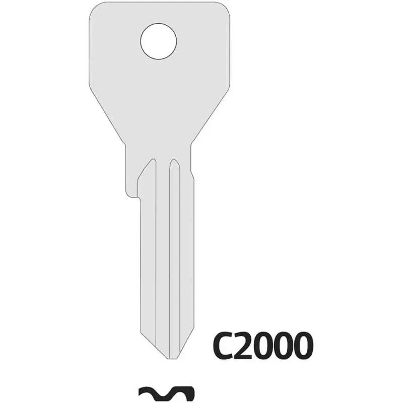 Beperkt Aanbod CHIAVI CISA C2000 1070.10,Eur 0,65 Versione DESTRA
