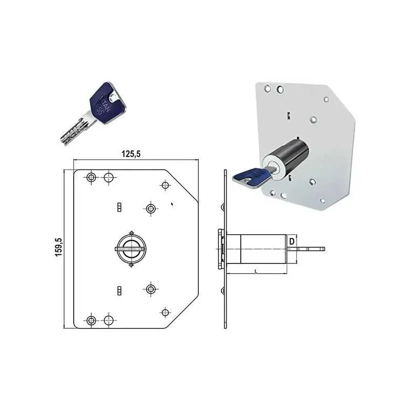 Nieuw CILINDRI CR RICAMBIO SERIE 3000 *SQUARE* K55 D.29