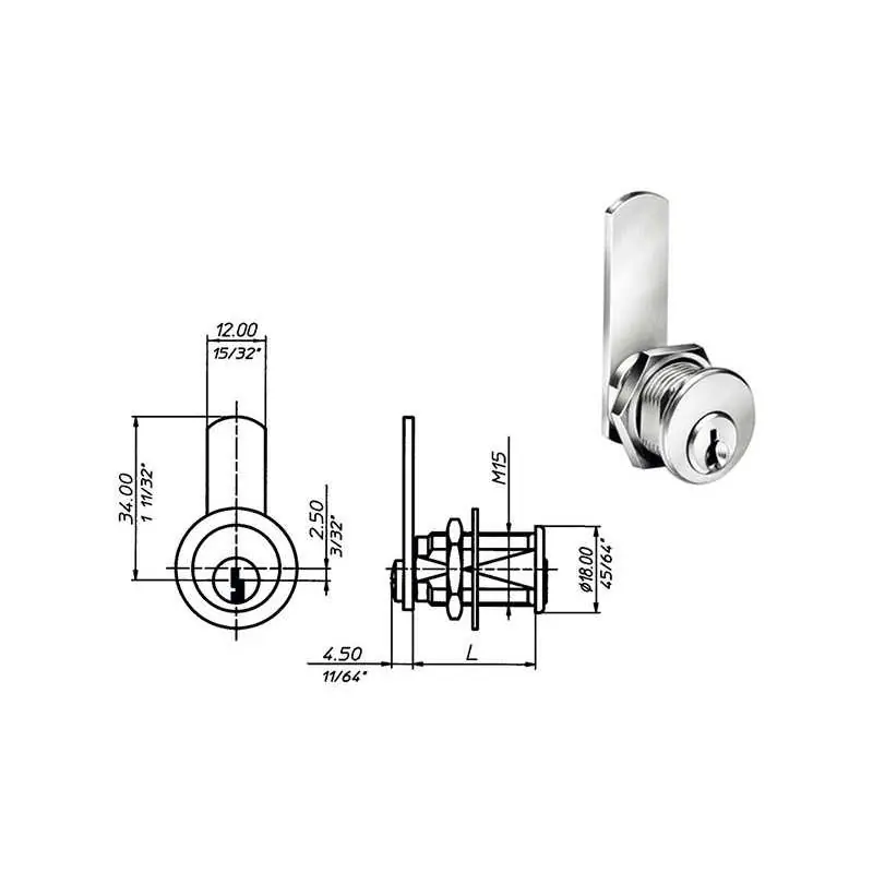 Bestseller SERRATURE PER MOBILI MERONI NCHELATA 25 14,Eur
