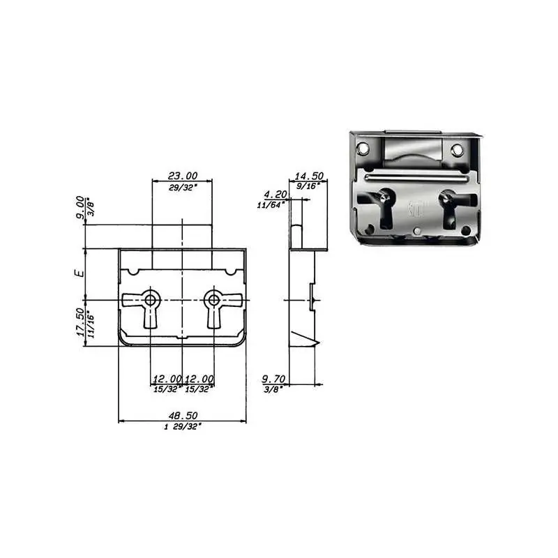 SERRATURE PER MOBILI MERONI M42 E20,Eur 3,11 Nieuw