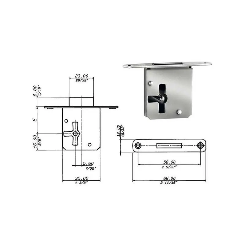 Must-Have SERRATURA DA MOBILE INCASSO MERONI MPE40,Eur 4,90 Versione DESTRA