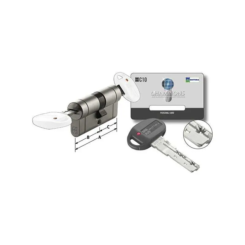 CILINDRO MOTTURA C10 CHIAVE-CHIAVE FRIZIONATO Betrouwbaar