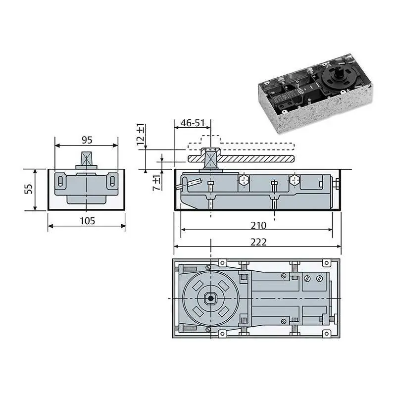 CHIUDIPORTA MAB PAVIM. 7115 90?,Eur 178,68 Dagaanbieding