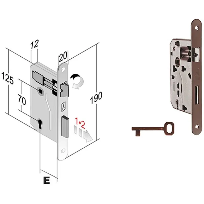 Shop Nu SERR.BONAITI PATENT PIC.42 BR BT 60,Eur 6,04
