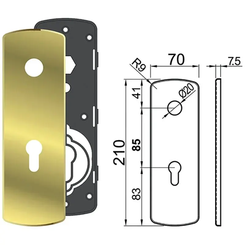 PLACCHE DISEC KI2820P X TESIO MANIGL. + Colore ARGENTO Beste Prijs