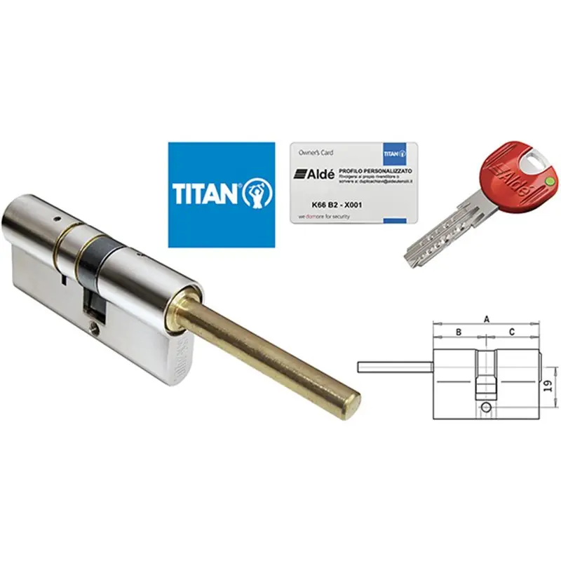 Actieprijs CILINDRI TITAN-DOM K66 CODOLO-POMOLO,Eur 53,62