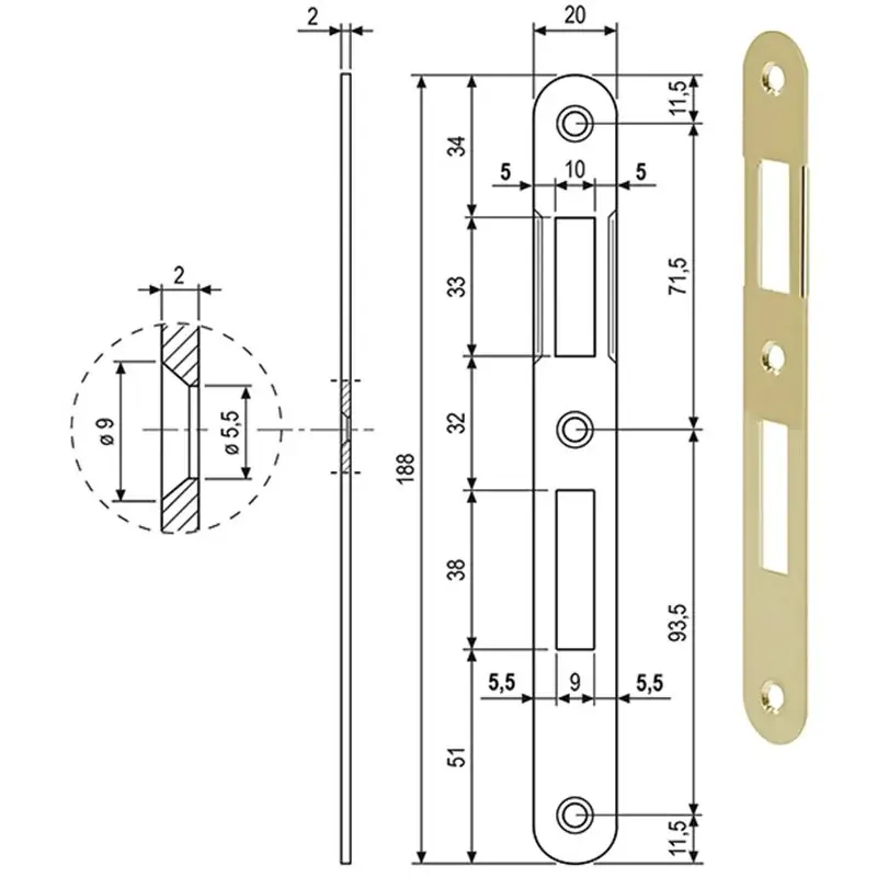 CONTROPIASTRE AGB PATENT PICCOLA BT Dagaanbieding