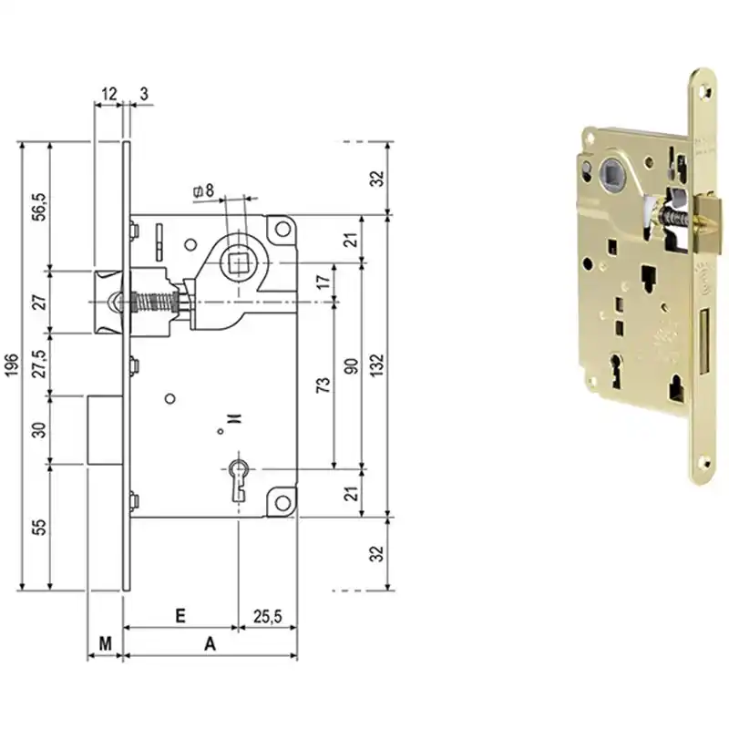 Nieuw SERRATURE AGB CENTRO PATENT FRONTALE 18