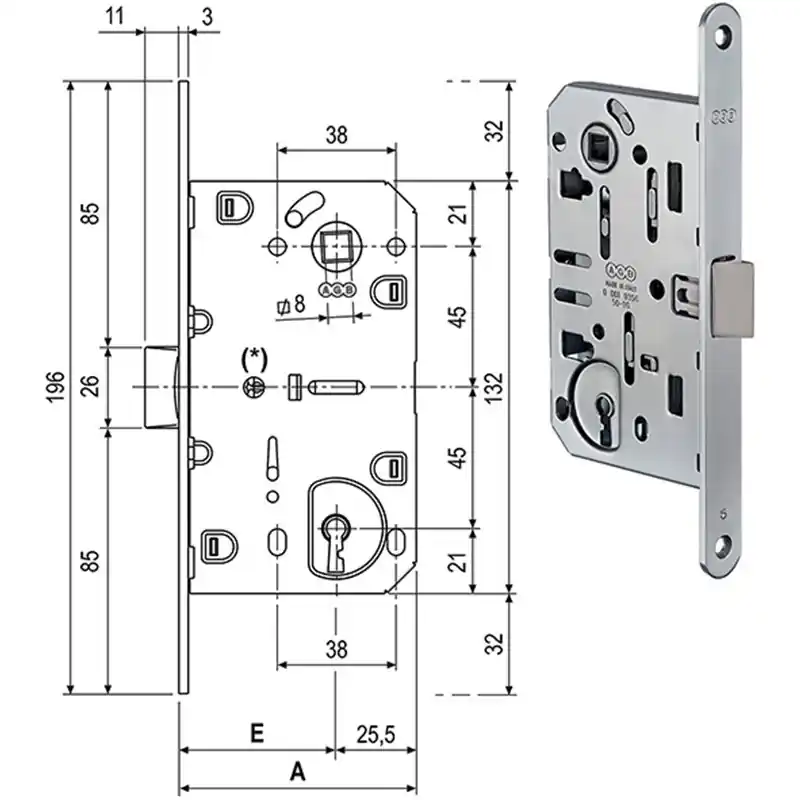 SERR.AGB MEDIANA F18 OT 1101.50.03,Eur 7,41 Actieprijs