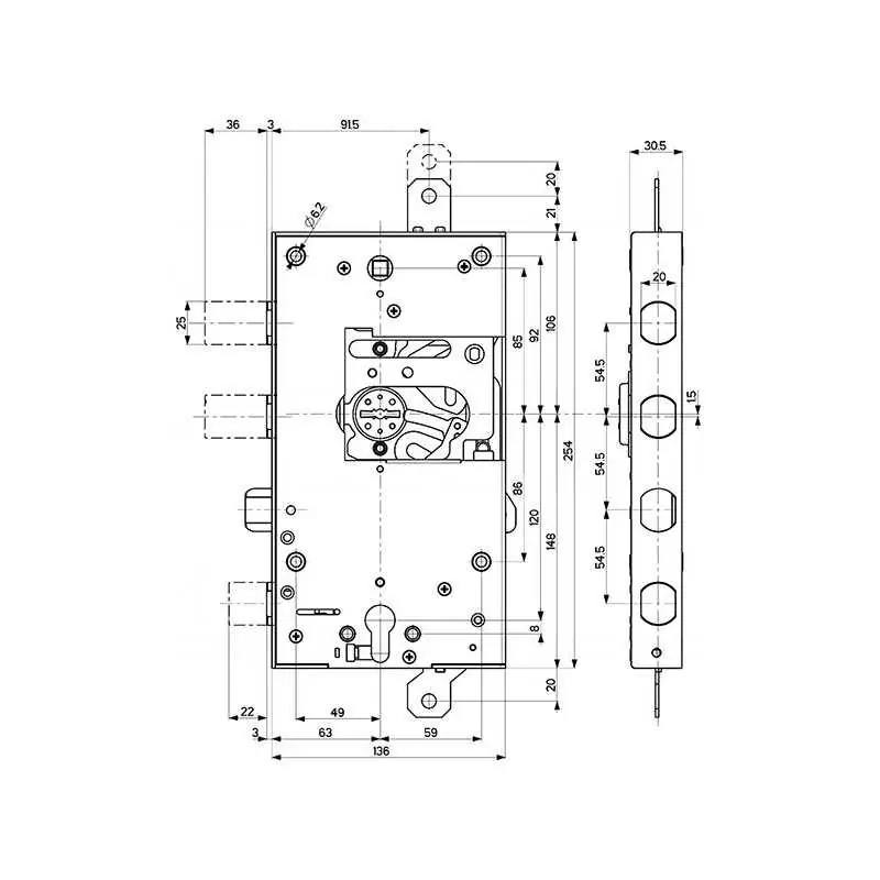 Premium SERR.PANZETTA DMCI 2S1 E65 216DM*,Eur 474,09 Versione DESTRA
