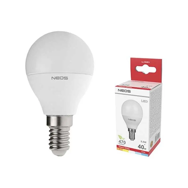LAMP.NEOS LED SFERA E14 3000 5,5W,Eur 1,57 Speciale Aanbieding