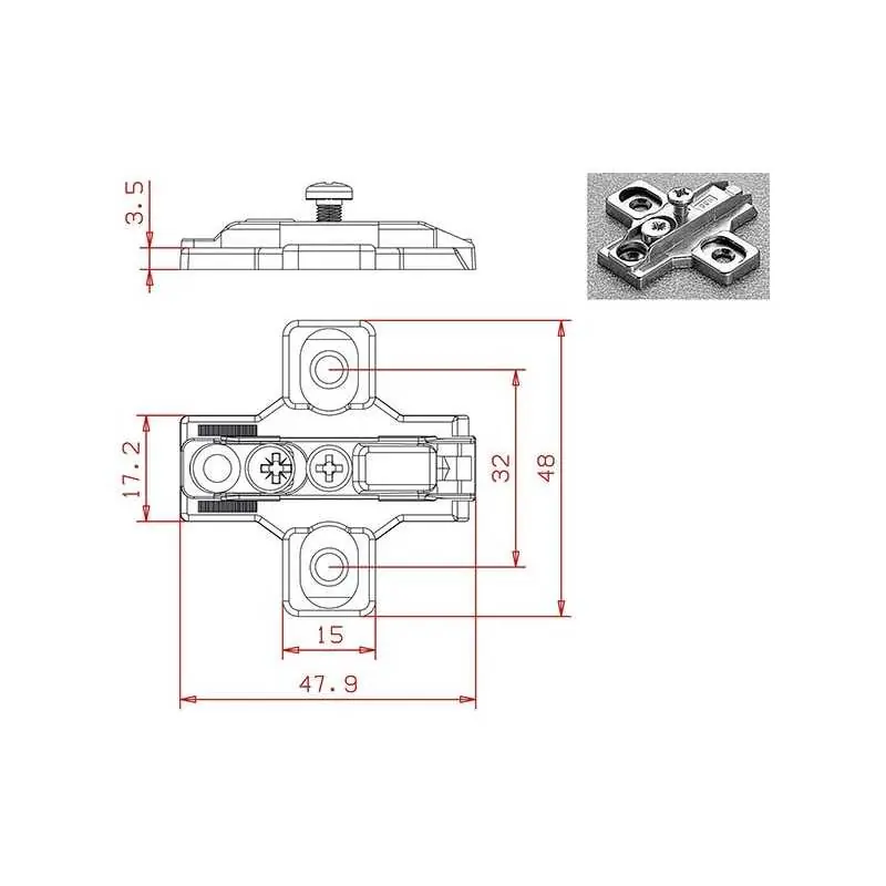 BASE SALICE STANDARD H0 B2R3E0,Eur 0,78 Uitverkoop