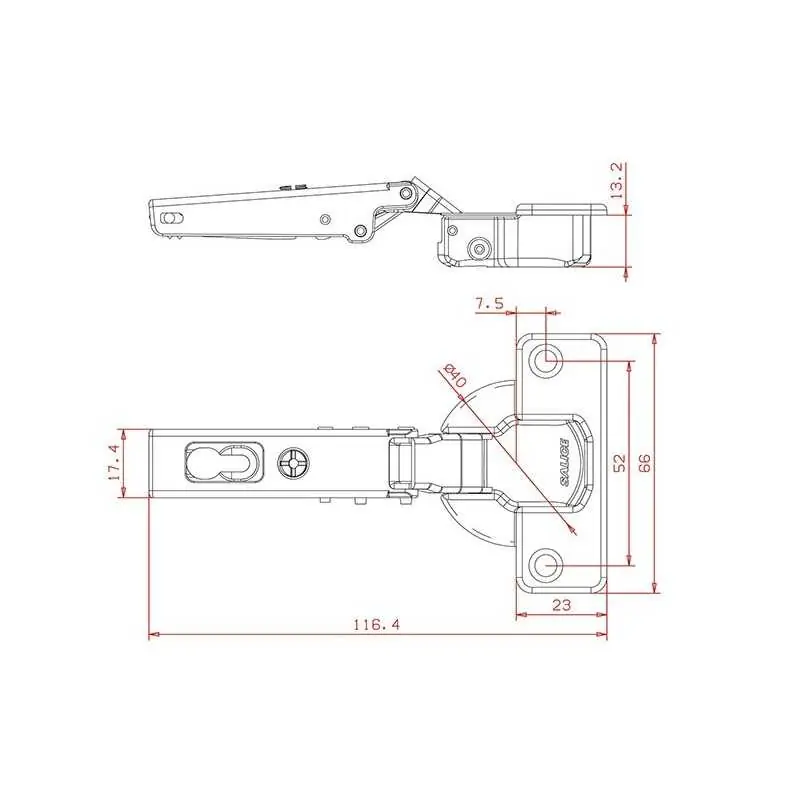 Lage Prijs CERNIERE SALICE F.SP D40 C0 CFA7A,Eur 3,25