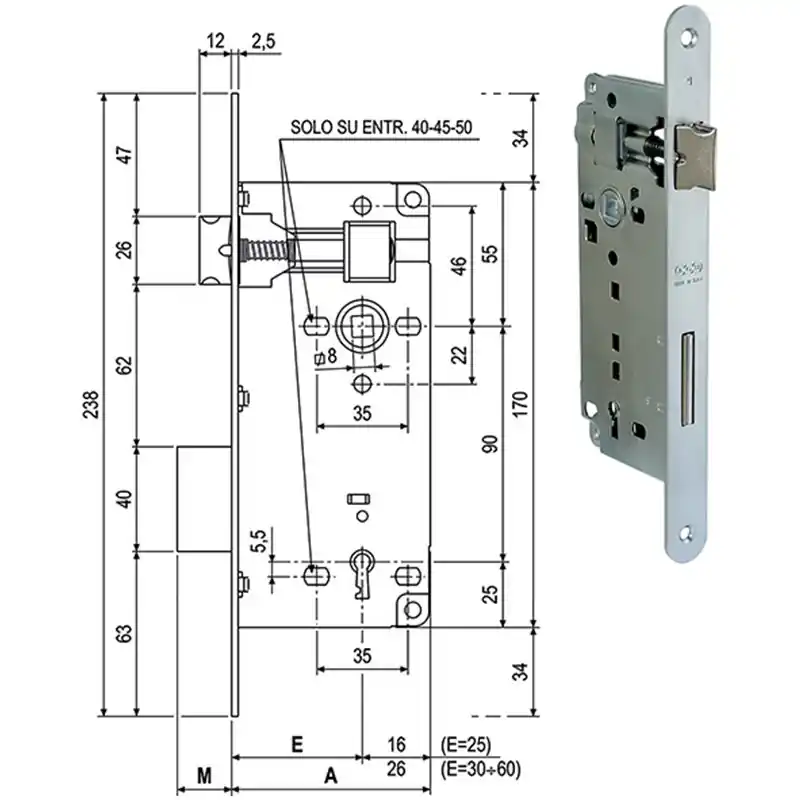 Actieprijs SERR.AGB PATENT GRA. BR 591.25.22,Eur 6,55