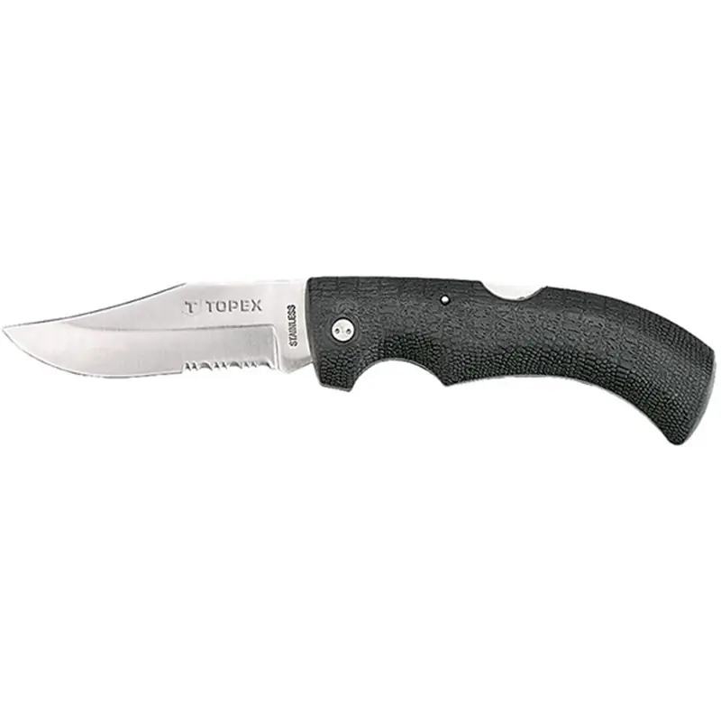 COLTELLO TASCABILE PIEGHEVOLE TOPEX 98Z101,Eur Beperkte Voorraad