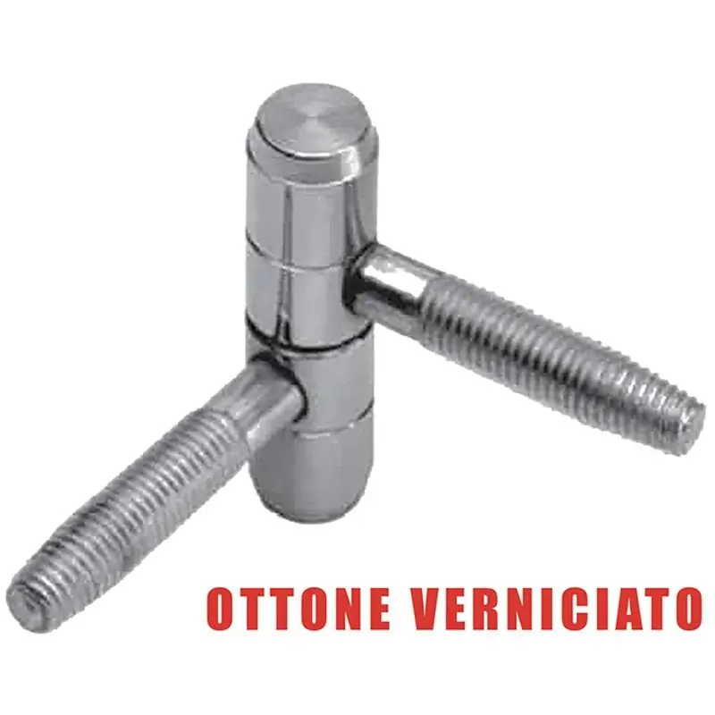 CERNIERE PER LEGNO AGB ANUBA OTTONE VERNICIATO MM.11 Meest Verkocht