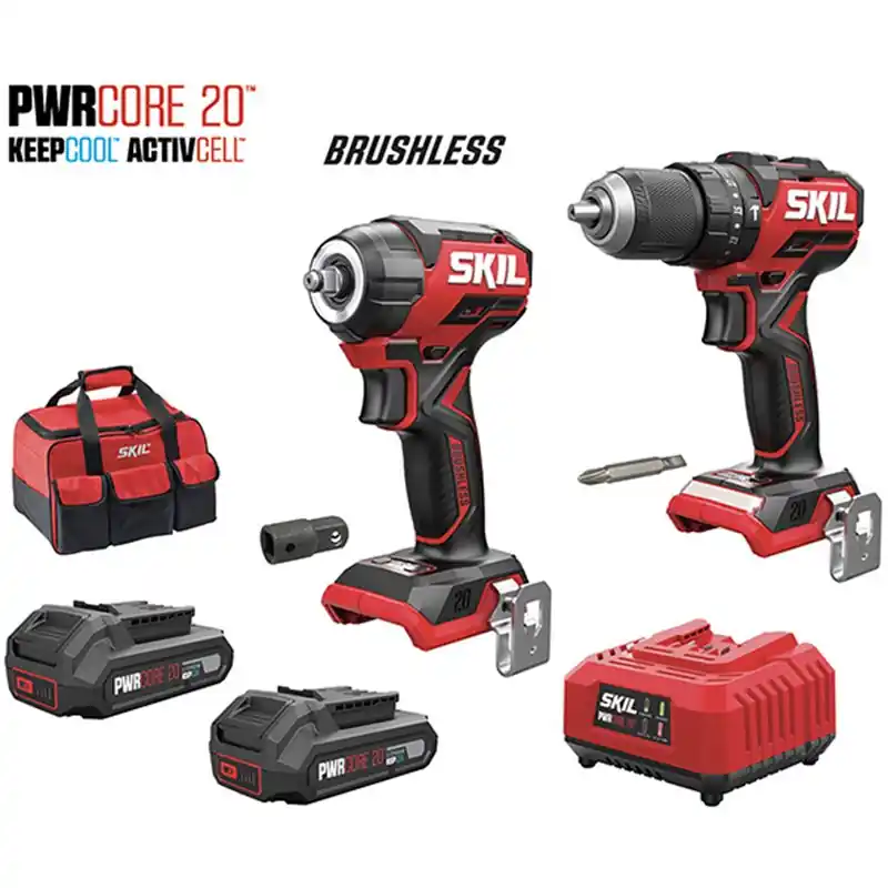 Uitverkoop KIT BRUSHLESS 2 UTENSILI + 2 BATTERIE SKIL 3358EA