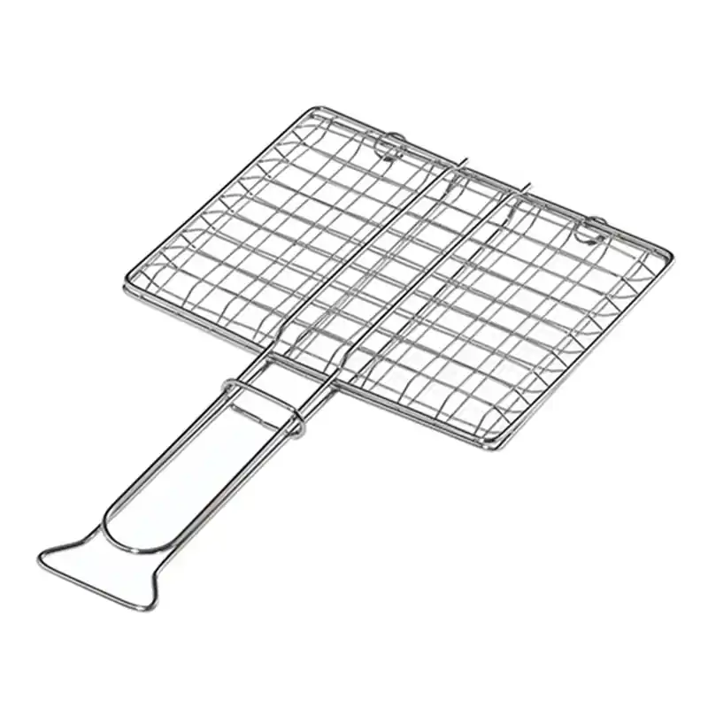 Actieprijs GRIGLIA IN ACCIAIO CROMATO DOPPIA SENZA PIEDINI 35X40