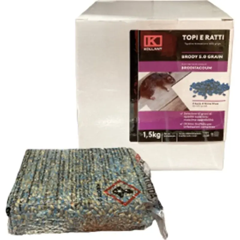 Meest Verkocht TOPICIDA BRODY GRANO 5.0 KG1,5,Eur 14,75