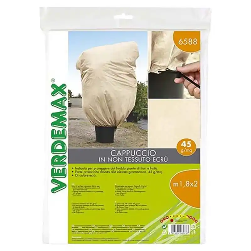 Nieuw VELO PROTETTIVO TNT CAPPUCCIO M.1,8x2 45g/mq Colore VERDE