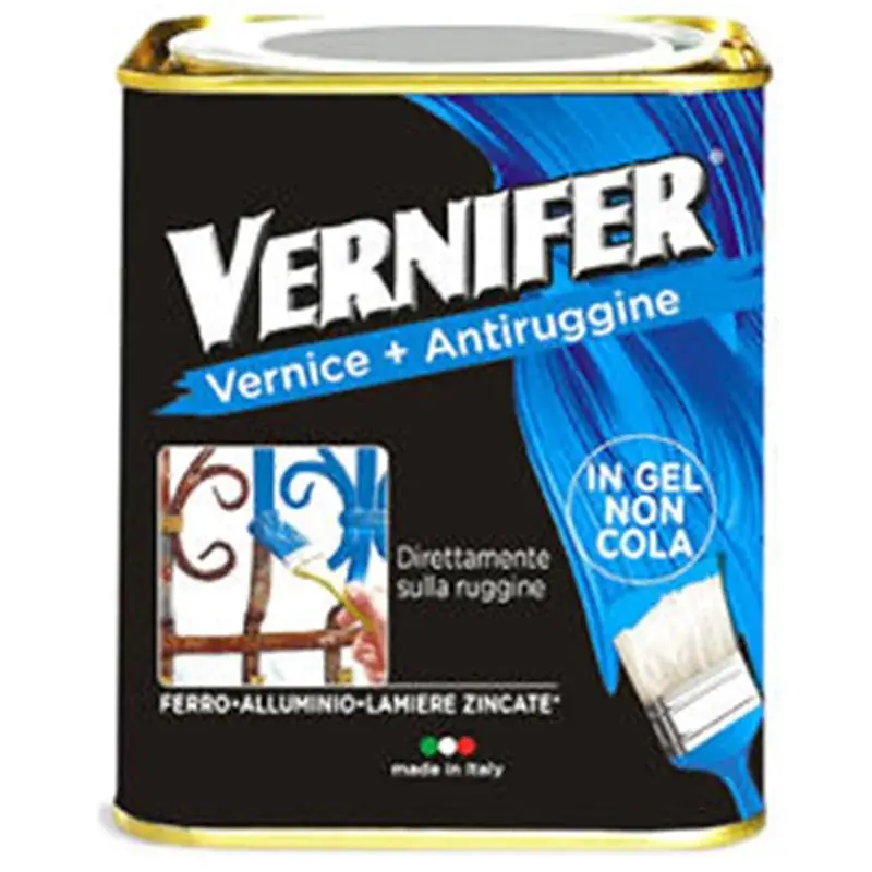 VERNICE ANTIRUGGINE VERNIFER TINTE METALLIZZATE PELTRO 750 Seizoensaanbieding