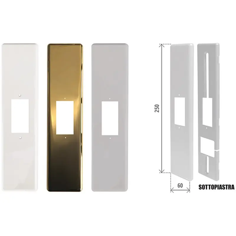 Direct Beschikbaar PLACCHE PER AVVOLGIBILI FAST ABS CON PIASTRA PER Colore BIANCO