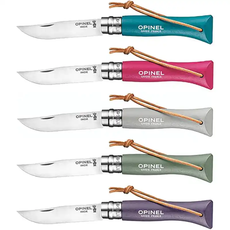 Veilige Betaling COLTELLI OPINEL VRI LACCIO N.6 MANICI Colore TURCHESE