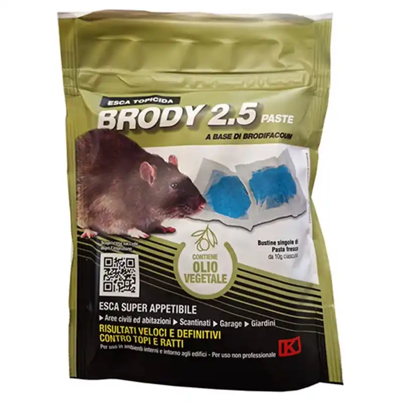 TOPICIDA BRODY PASTE 2.5 G.150,Eur 2,17 Gecertificeerd