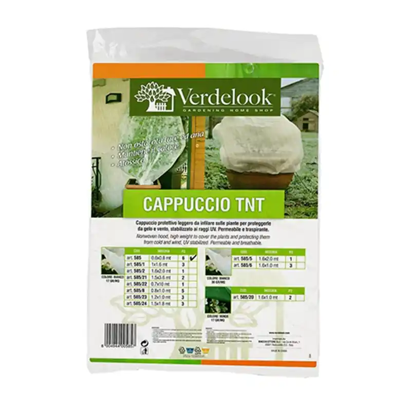 Alleen Vandaag VELO PROTETTIVO TNT CAPPUCCIO BIANCO M.0,6 X 0,8