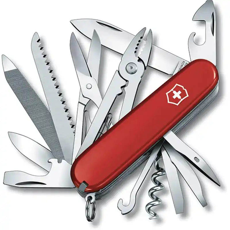 Beperkt Aanbod COLTELLI MULTIUSO VICTORINOX HANDYMAN RED,Eur