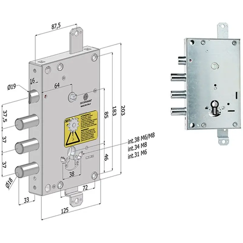 Exclusieve Aanbieding SERRATURE SECUREMME PORTE BLINDATE