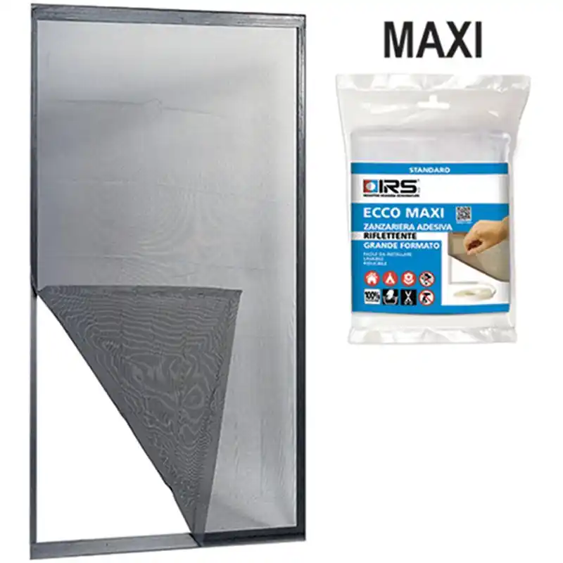 ZANZARIERA IRS A STRAPPO ECCO MAXI 150X300 NERA Voordeelprijs