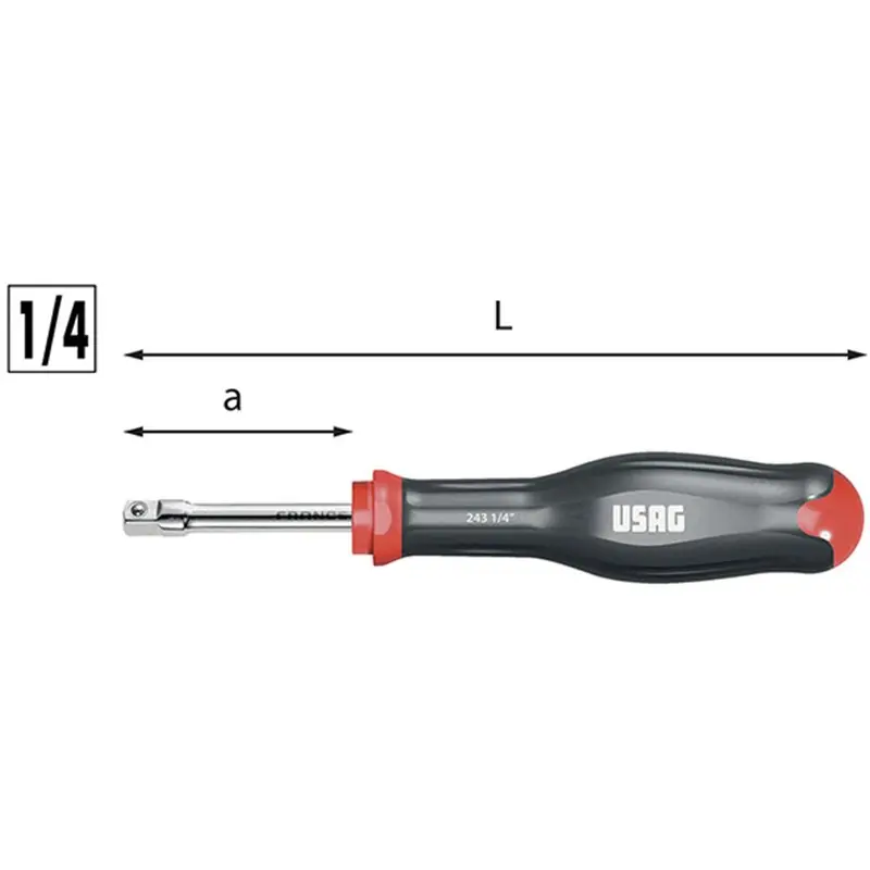 PORTABUSSOLE USAG C/IMPUGN. 243 1/4 Bestel Nu