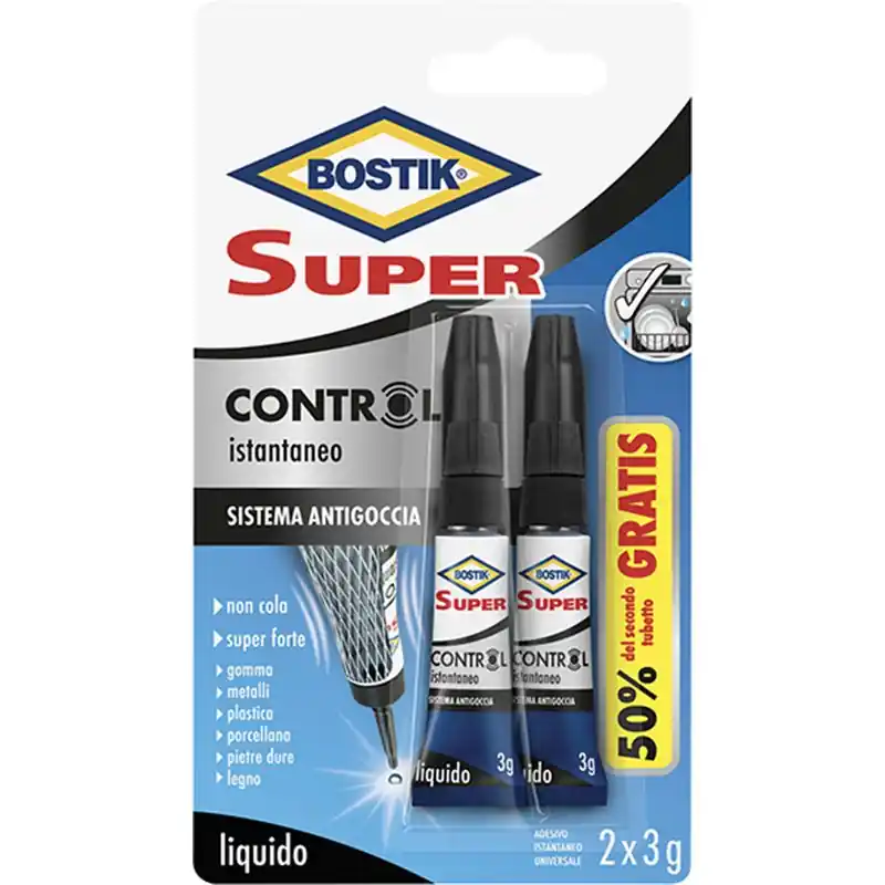 COLLA BOSTIK SUPER CONTROL 2X3GR. Express Levering
