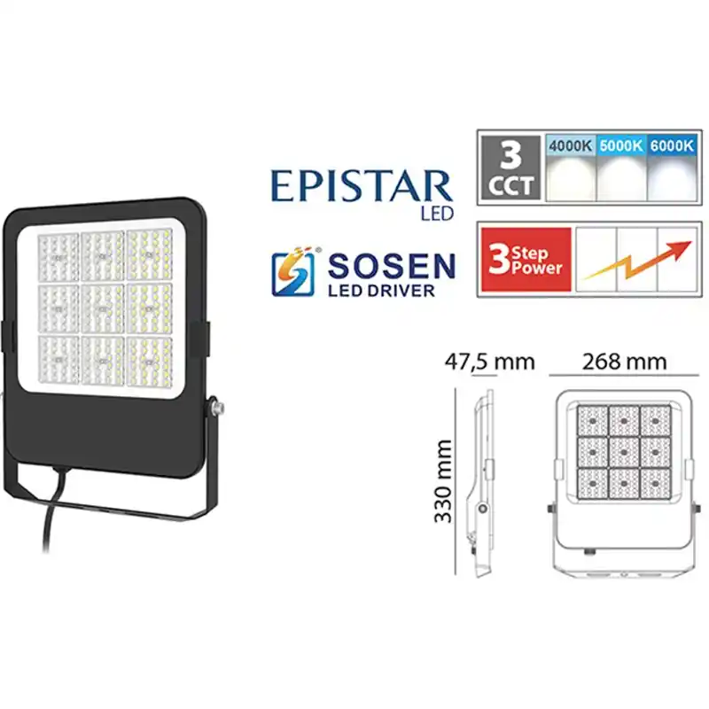 Goedkoop PROIET.NOVA LED TRI-W 50/75/100W