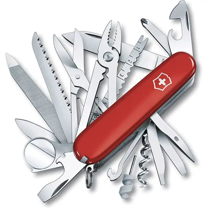 VICTORINOX MULTI. SWISS CHAMP RED Seizoensaanbieding