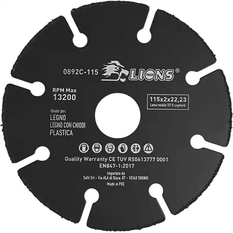 Fabrieksprijs DISCHI TAGLIO MULTI LIONS 115 0892C