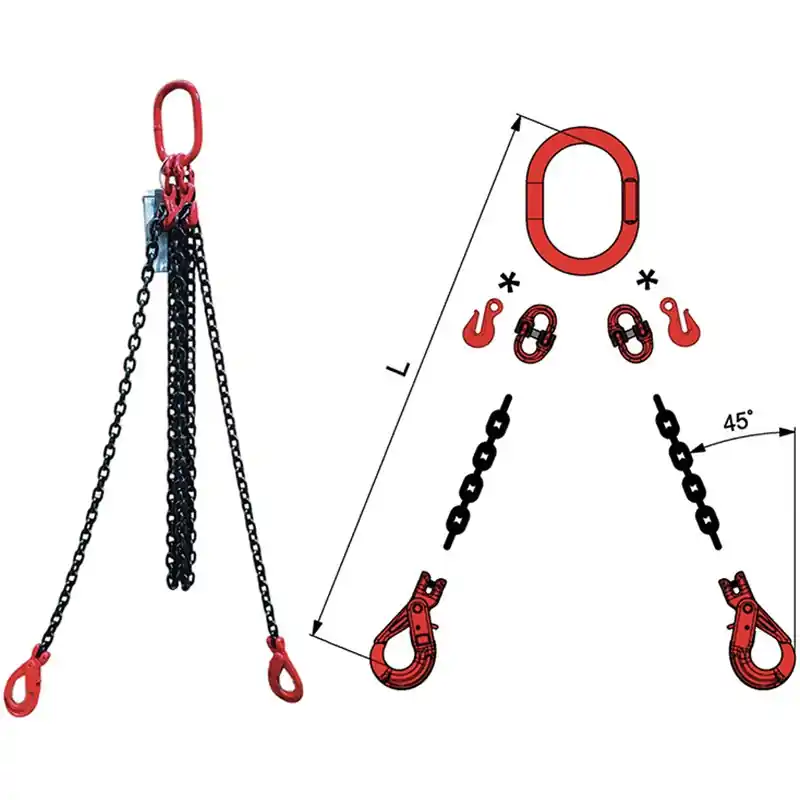 PENDENTI CATENA STROPS 2800KG MT.2 Betaalbaar