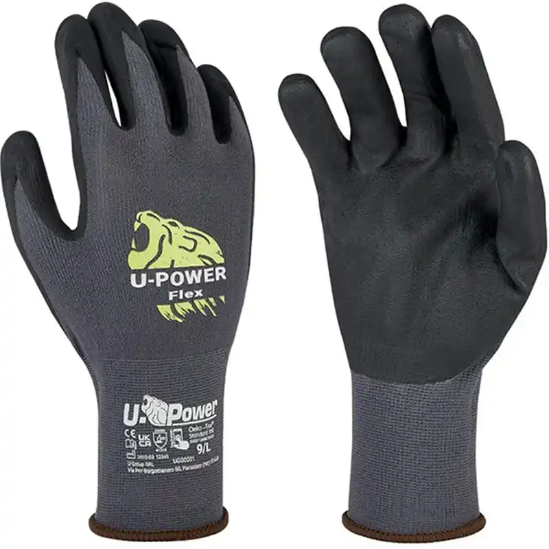 Hete Deal GUANTI U-POWER FLEX GRIGIO TG. 8