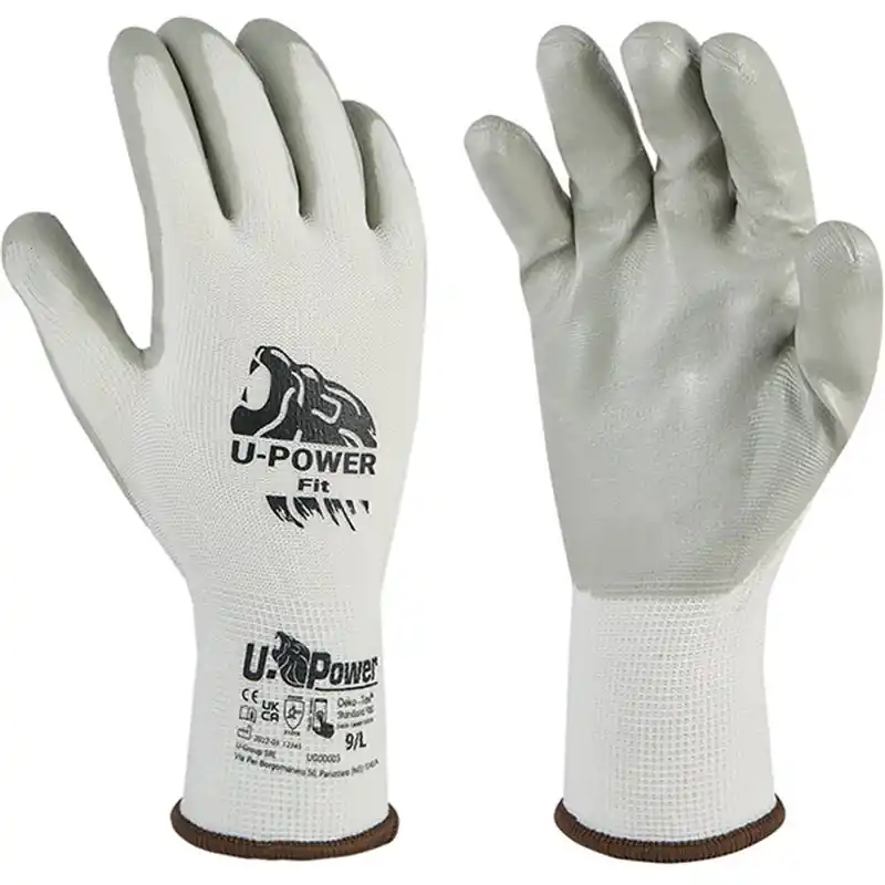 Aanbieding GUANTI U-POWER FIT BIANCO TG.10
