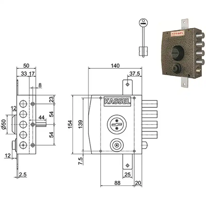 Premium SERR.KASSEL DM TRIPL 4+S E60 1351
